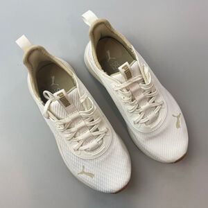 Women's PUMA Softfoam Cream Tan Running Sneakers US 6